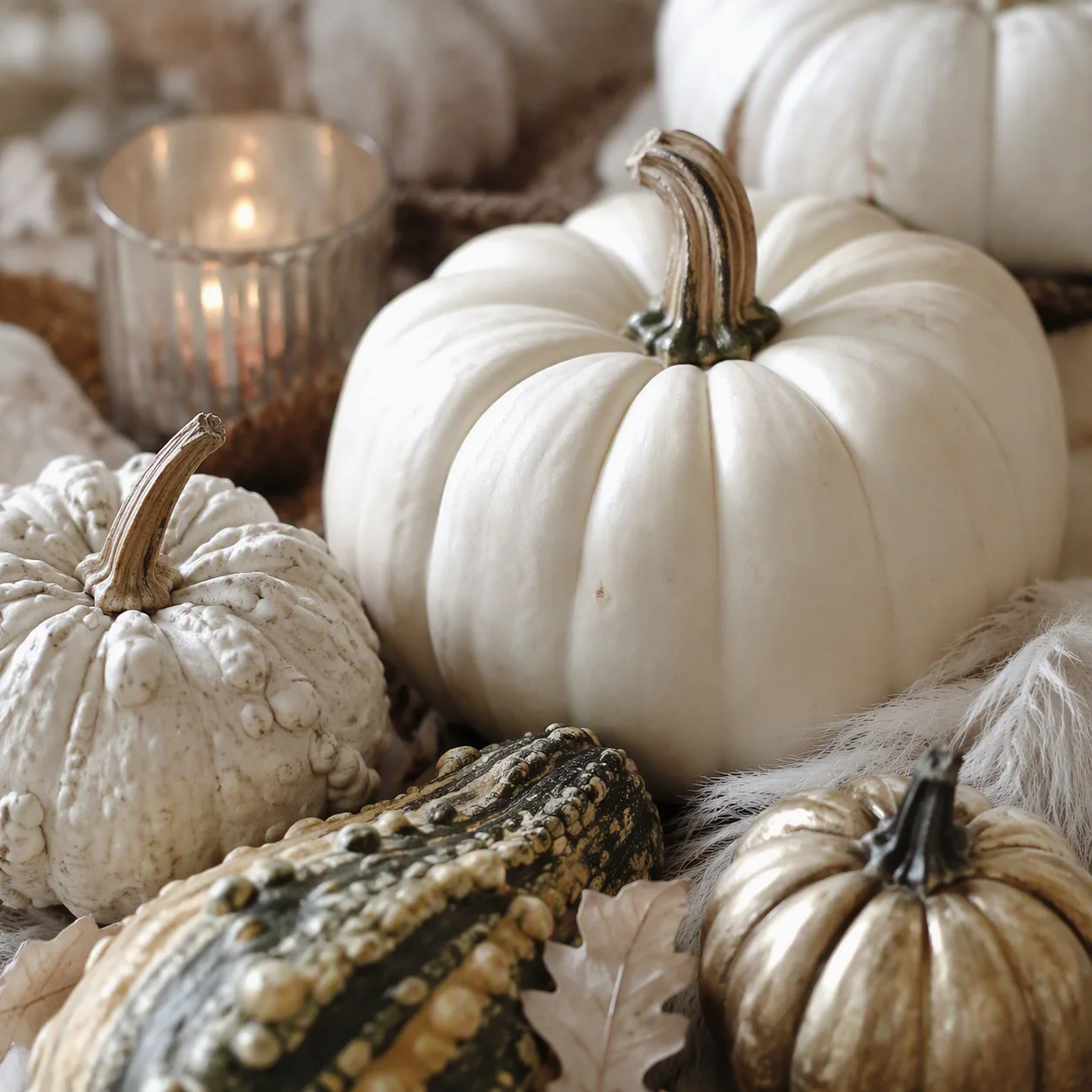 Elegant fall entrance